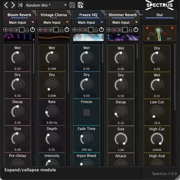 Spectrus plugin screenshot